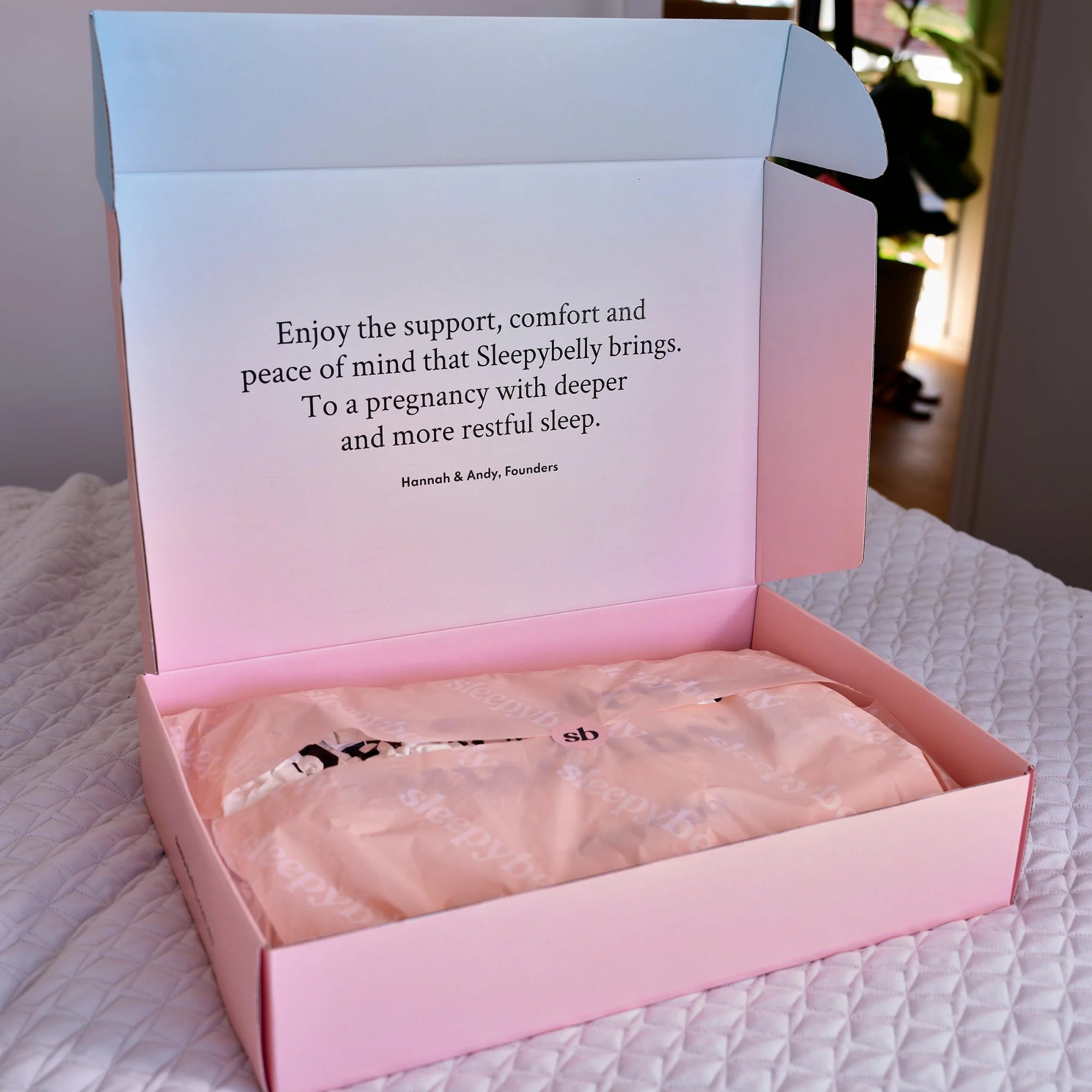 Sleepybelly Pregnancy Pillow - Nude (Baby Pink)