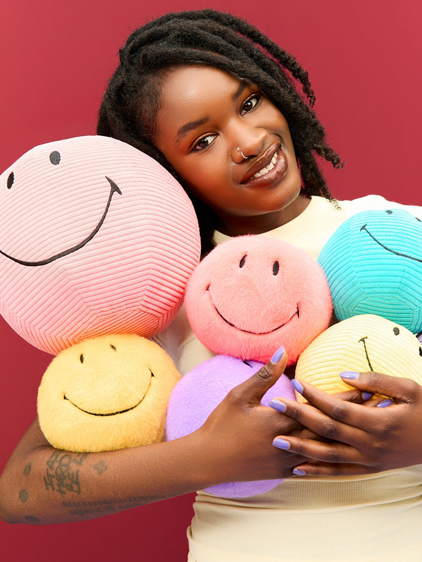 Smiley ECO Fuzzy Plush (13cm) - Yellow