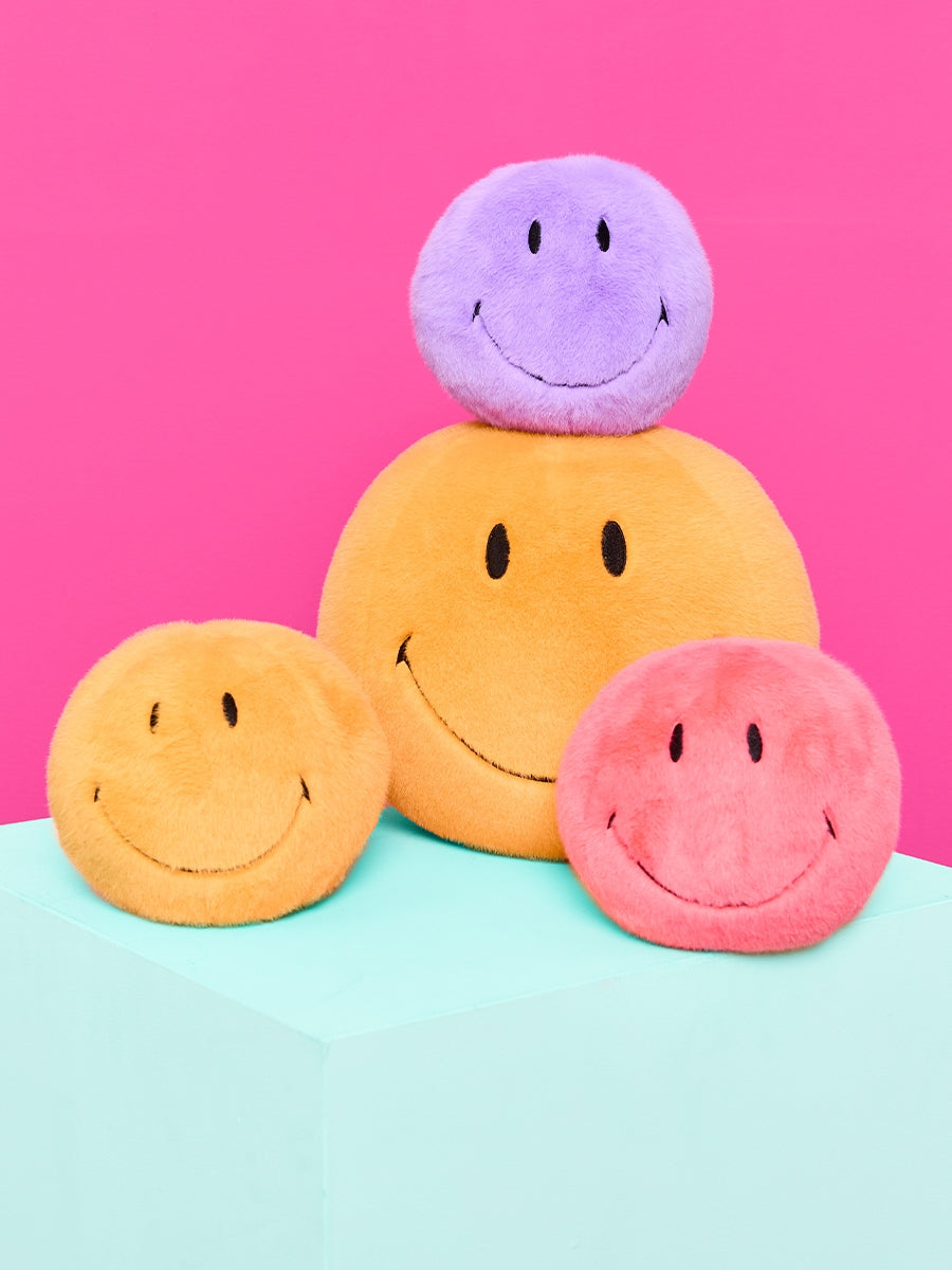 Smiley ECO Fuzzy Plush (13cm) - Yellow