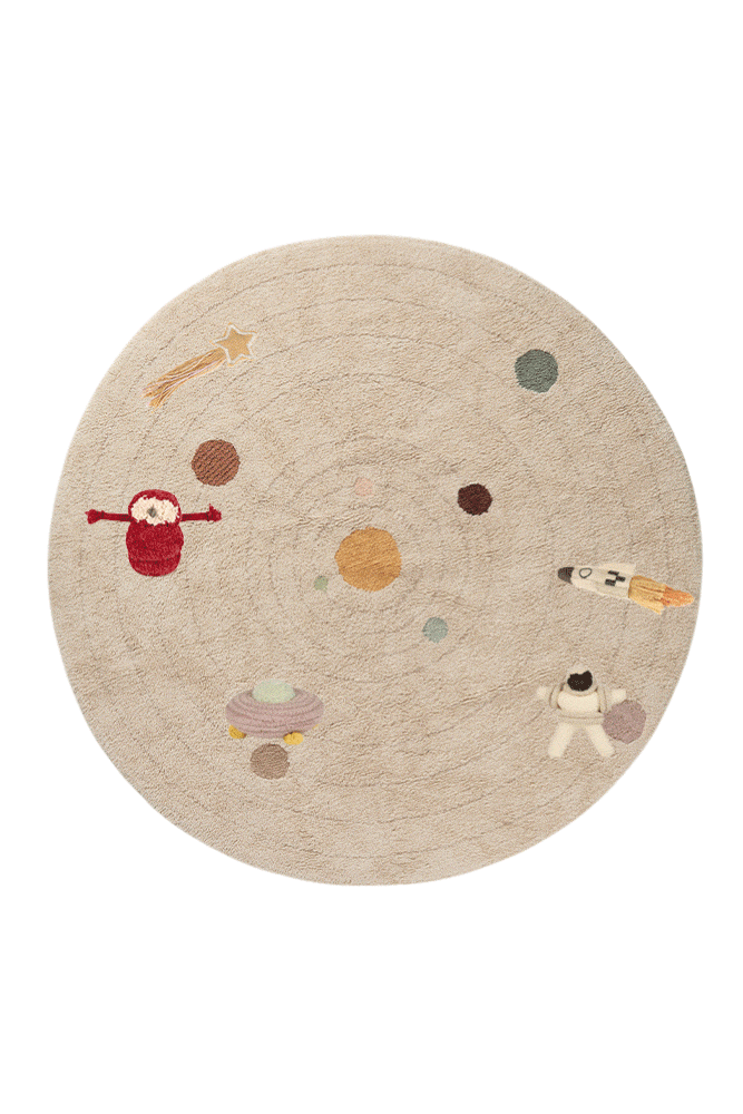 Lorena Canals Washable Play Rug Solar System