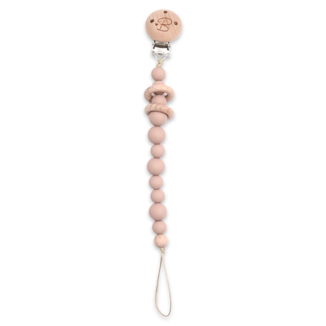 Bubbadue Dummy Chains - Various Colours The Bubbadue dummy chain is an effective way to prevent the loss of your baby's dummies. The silicone teething beads are known to soothe sore gums when a baby bites on them and to help develop the grasping reflex. It has a stainless steel safety clip to attach to your baby's clothing and comes in 18 different vibrant colours. Bubbadue Dummy Chains - Various Colours The Bubbadue dummy chain is an effective way to prevent the loss of your baby's dummies. The silicone te