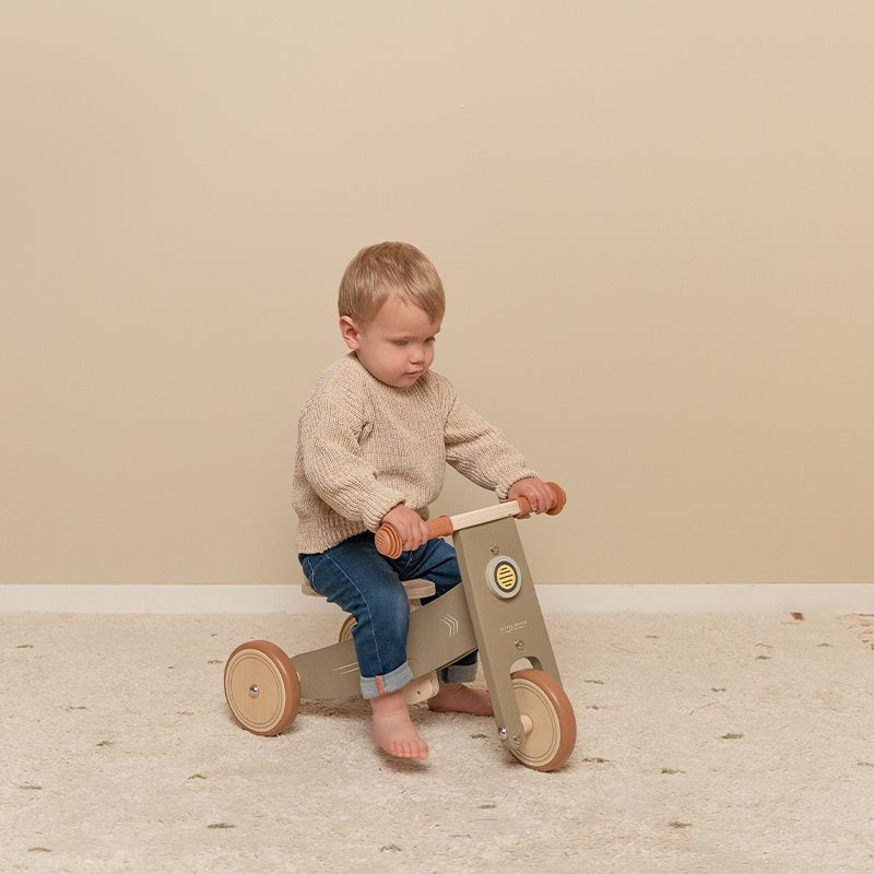 Little Dutch Wooden Tricycle - Olive