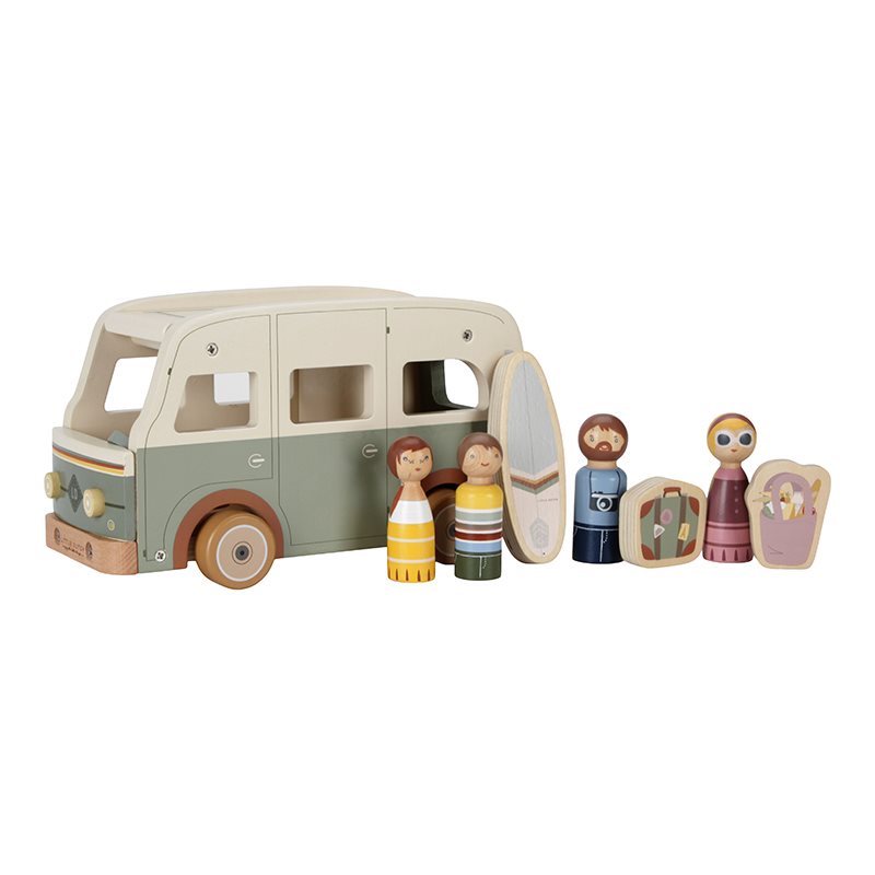 Little Dutch Wooden Vintage Camper Bus