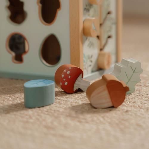 Little Dutch Wooden Activity Cube - Forest Friends