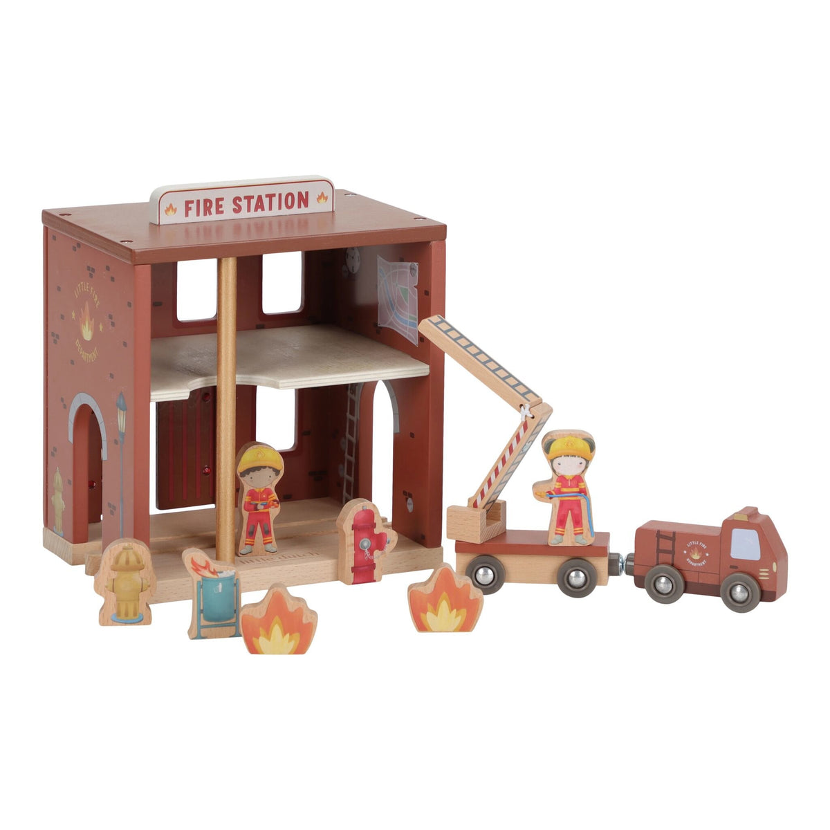 Little Dutch Wooden Fire Station