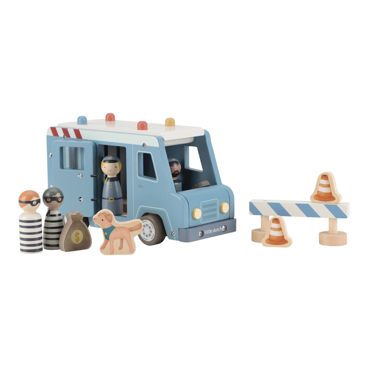Little Dutch Wooden Police Bus