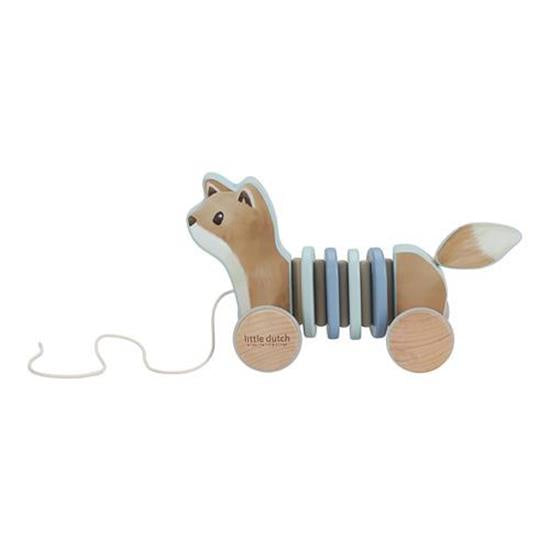 Little Dutch Wooden Pull-Along Fox Forest Friends