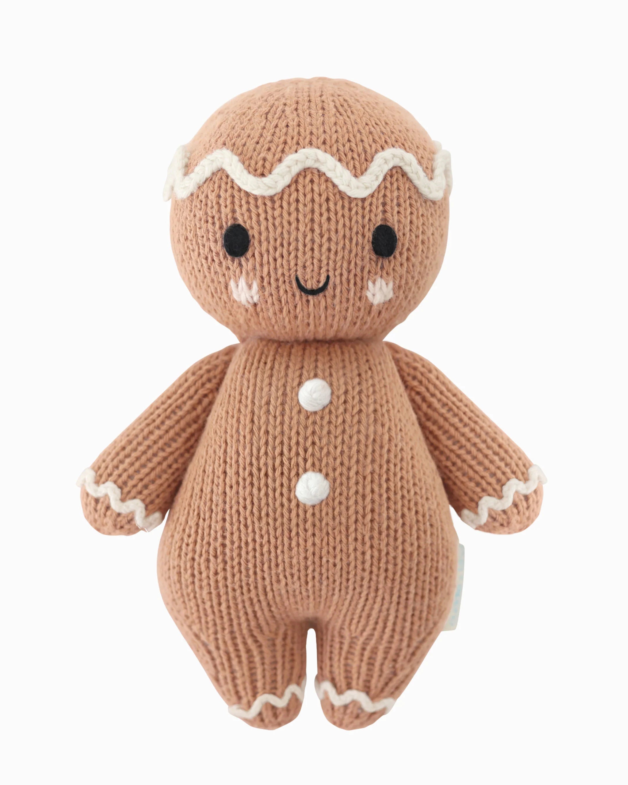 Baby Gingerbread (White Icing) - Cuddle + Kind - Bubbadue