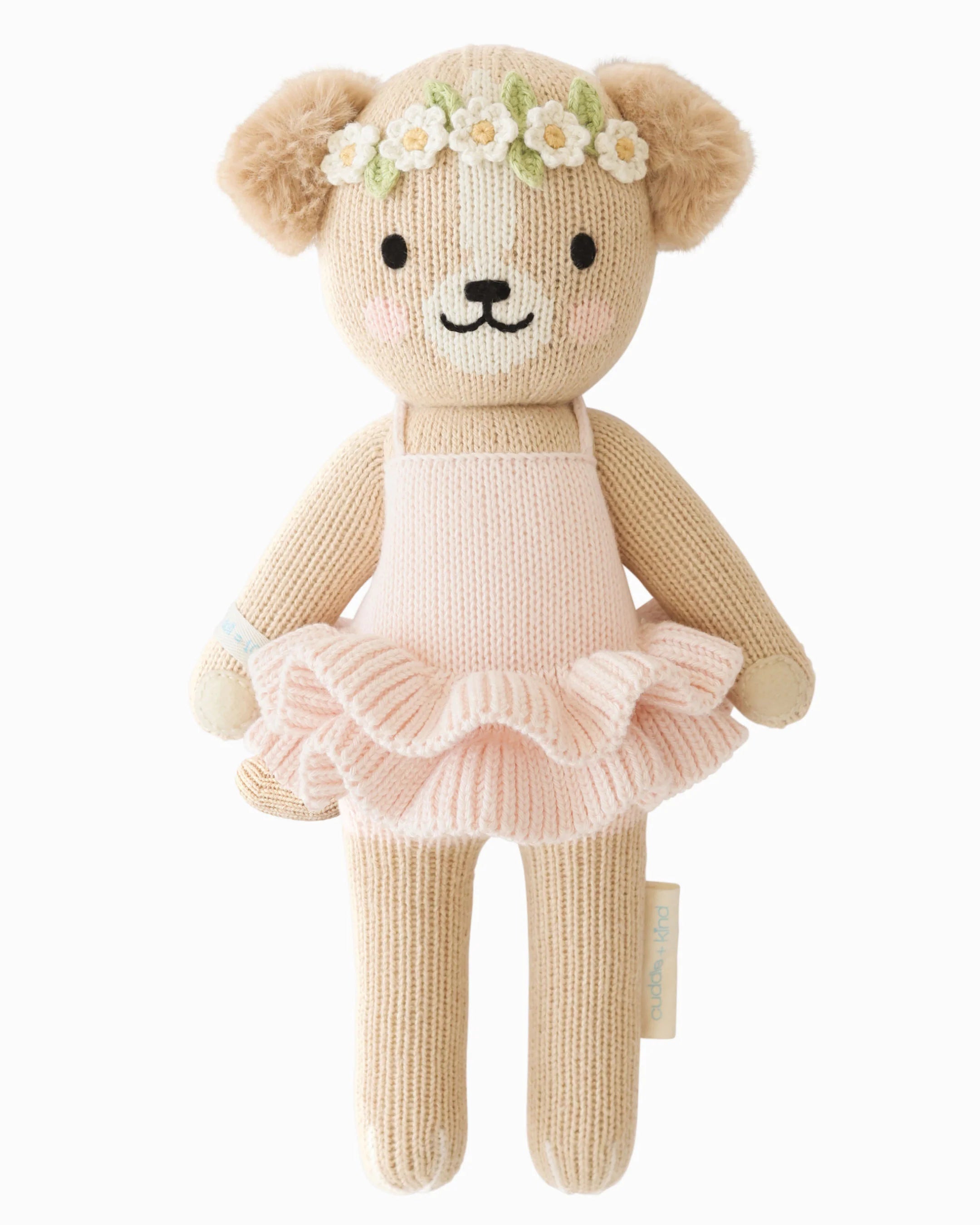 Evelyn the Golden Puppy (Ballet Pink) - Cuddle + Kind - Bubbadue