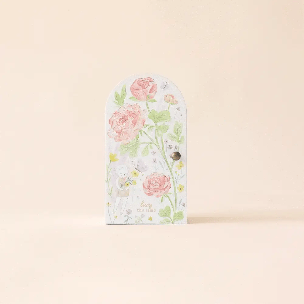 Tiny Lucy the Lamb (Pastel) - Cuddle + Kind - Bubbadue