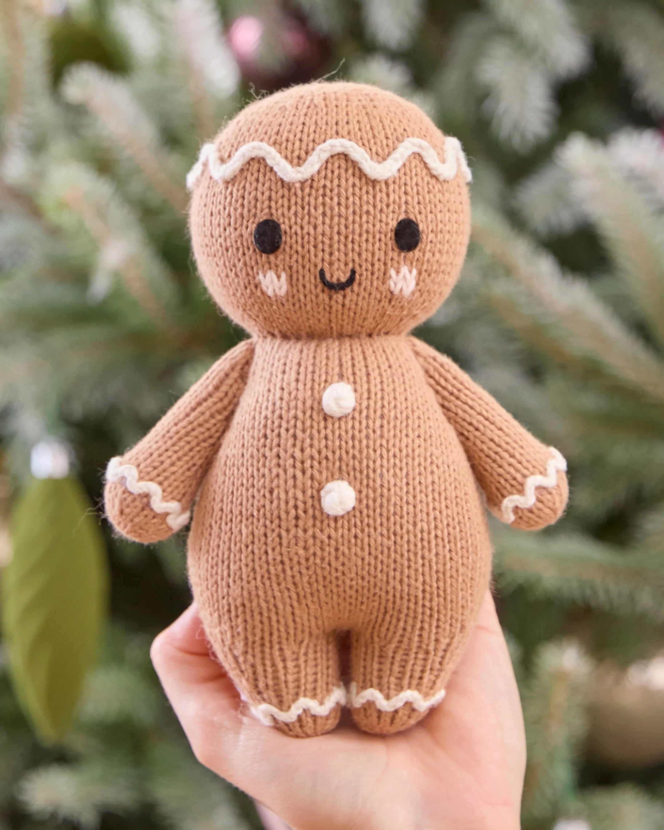 Baby Gingerbread (White Icing) - Cuddle + Kind - Bubbadue