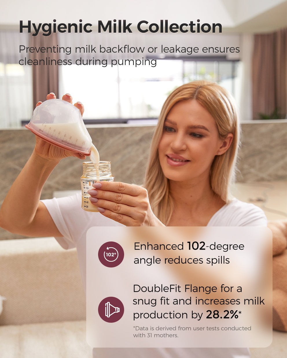 Momcozy V1 Pro breast pump worn hands-free