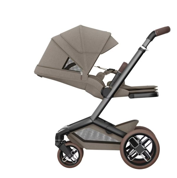 Fame Travel System: Fame Stroller + Pebble 360 Pro Car Seat + Fame Carrycot - Twillic Truffle