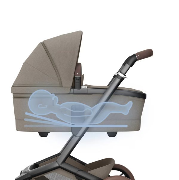 Fame Travel System: Fame Stroller + Pebble 360 Pro Car Seat + Fame Carrycot - Twillic Truffle