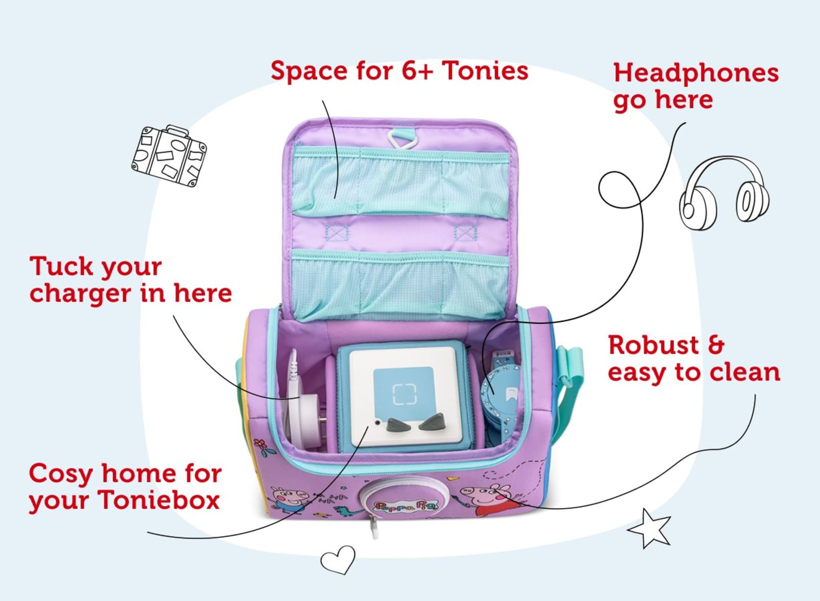 Peppa Pig Listen & Play Bag