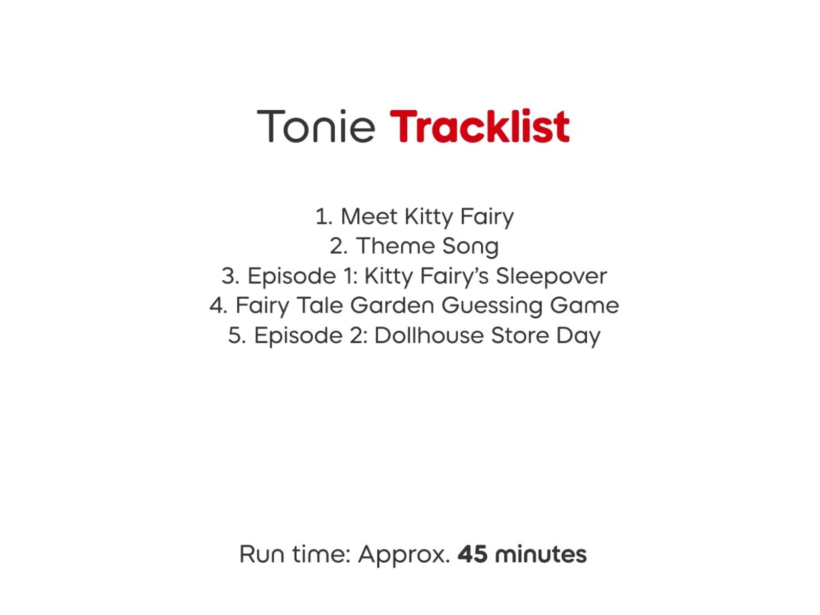 Kitty Fairy Tonie
