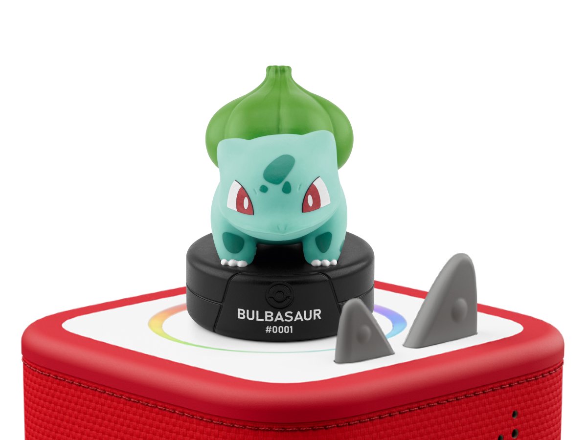 Bulbasaur Tonie on a Toniebox