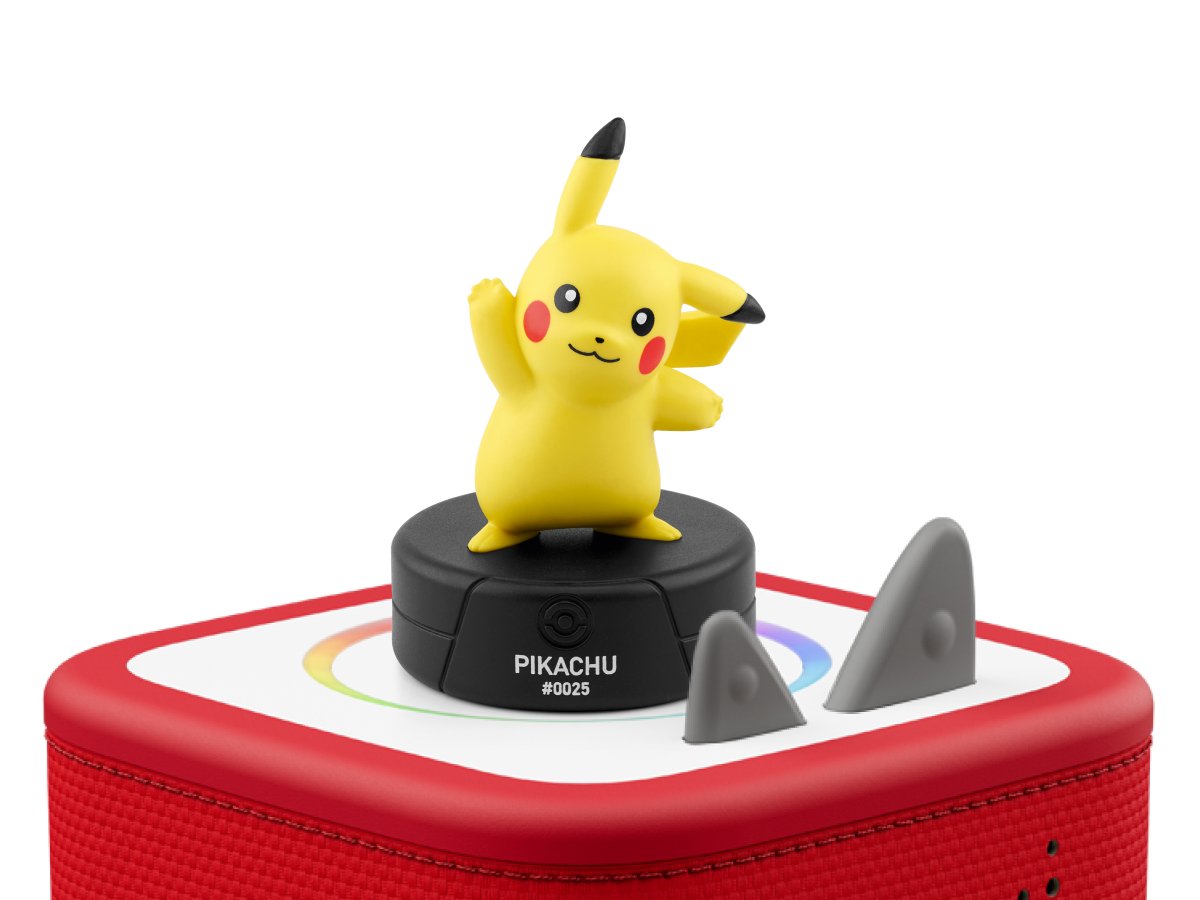 Pikachu Tonie on a Toniebox