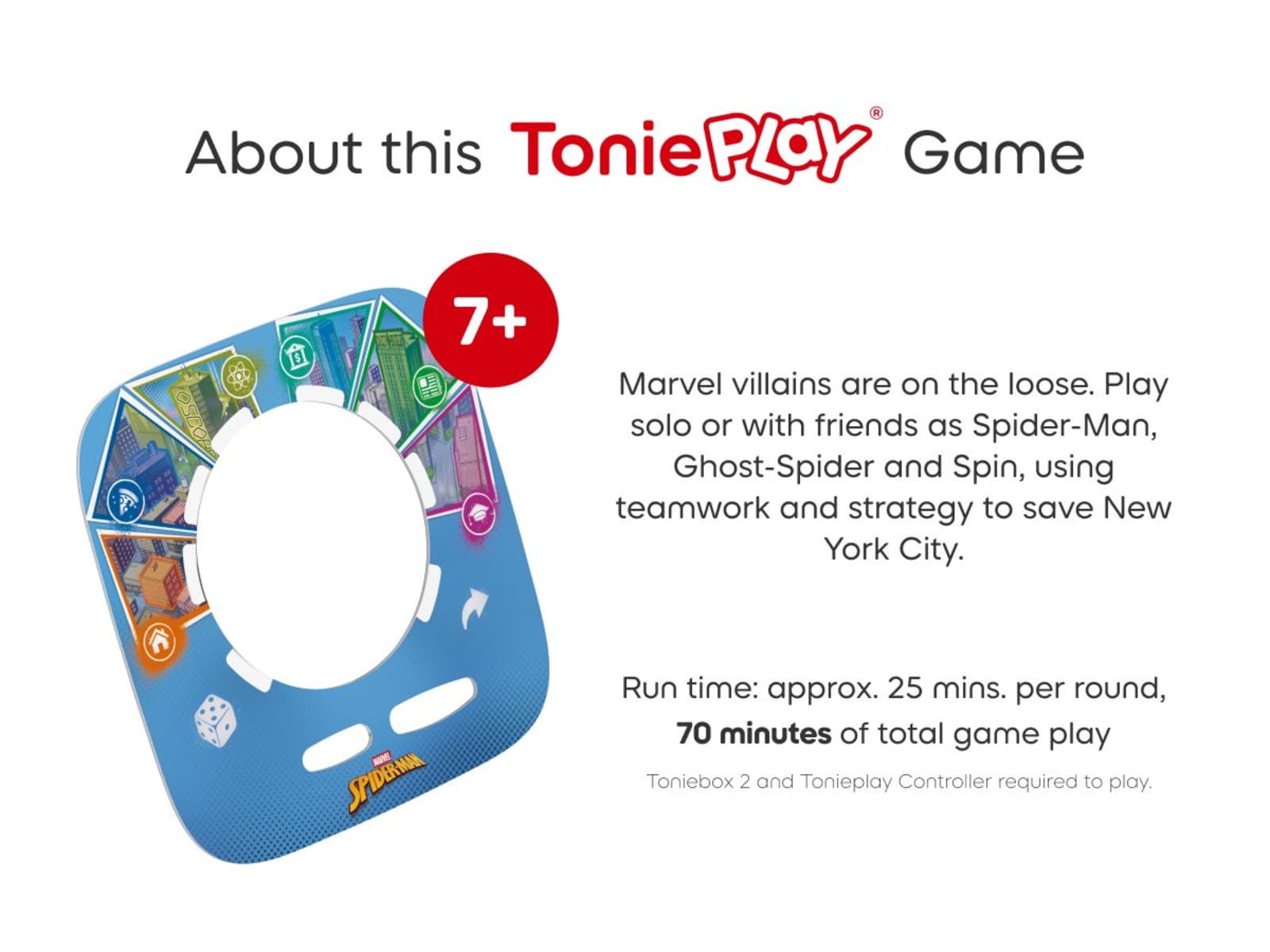 SpiderMan Neighbourhood Hero - tonieplay