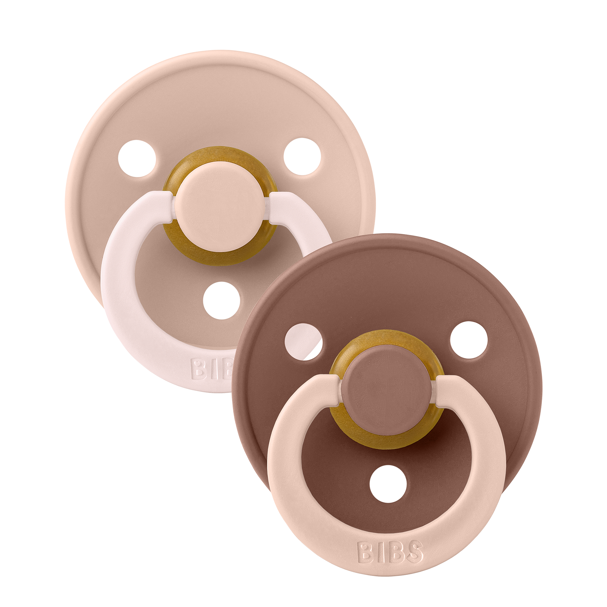 BIBS Studio Fusion 2 Pack - Blush Woodchuck Mix - Bubbadue