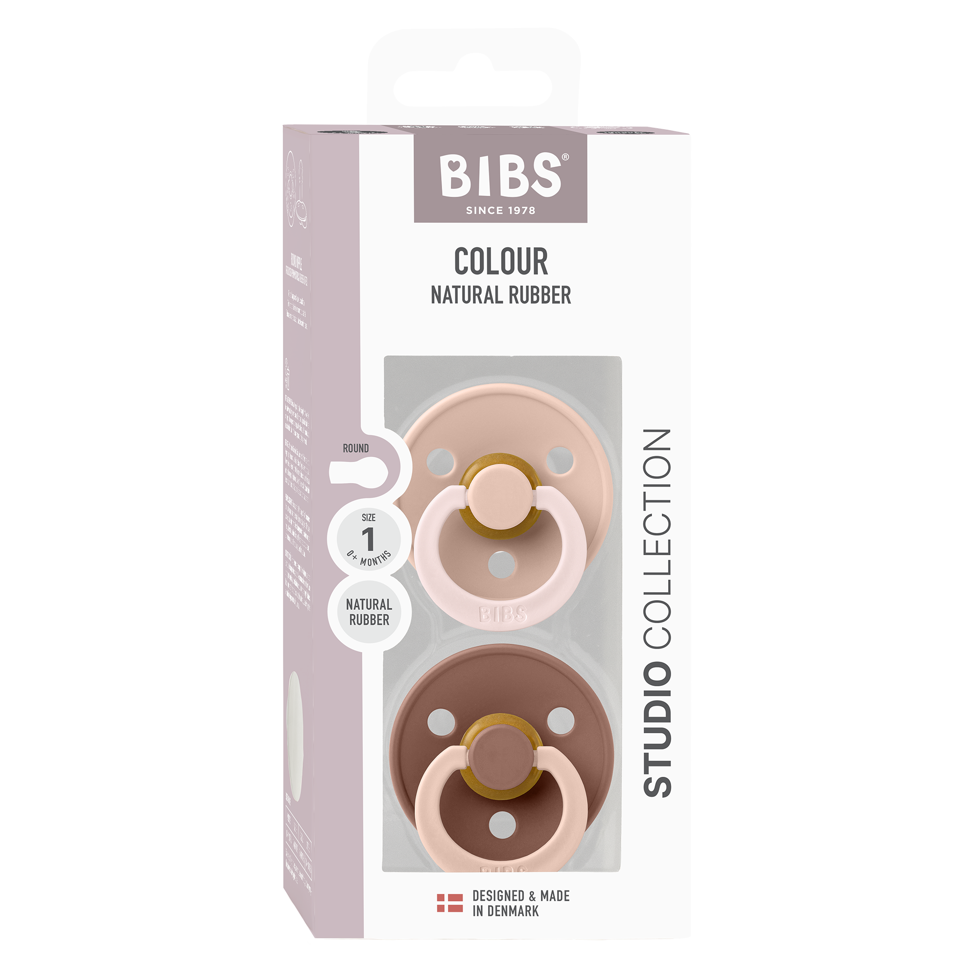 BIBS Studio Fusion 2 Pack - Blush Woodchuck Mix - Bubbadue