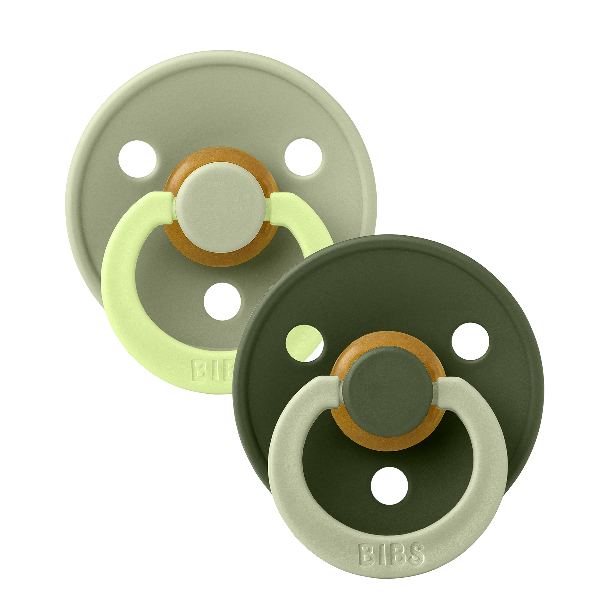 BIBS Studio Fusion 2 Pack - Sage Hunter Green Mix - Bubbadue