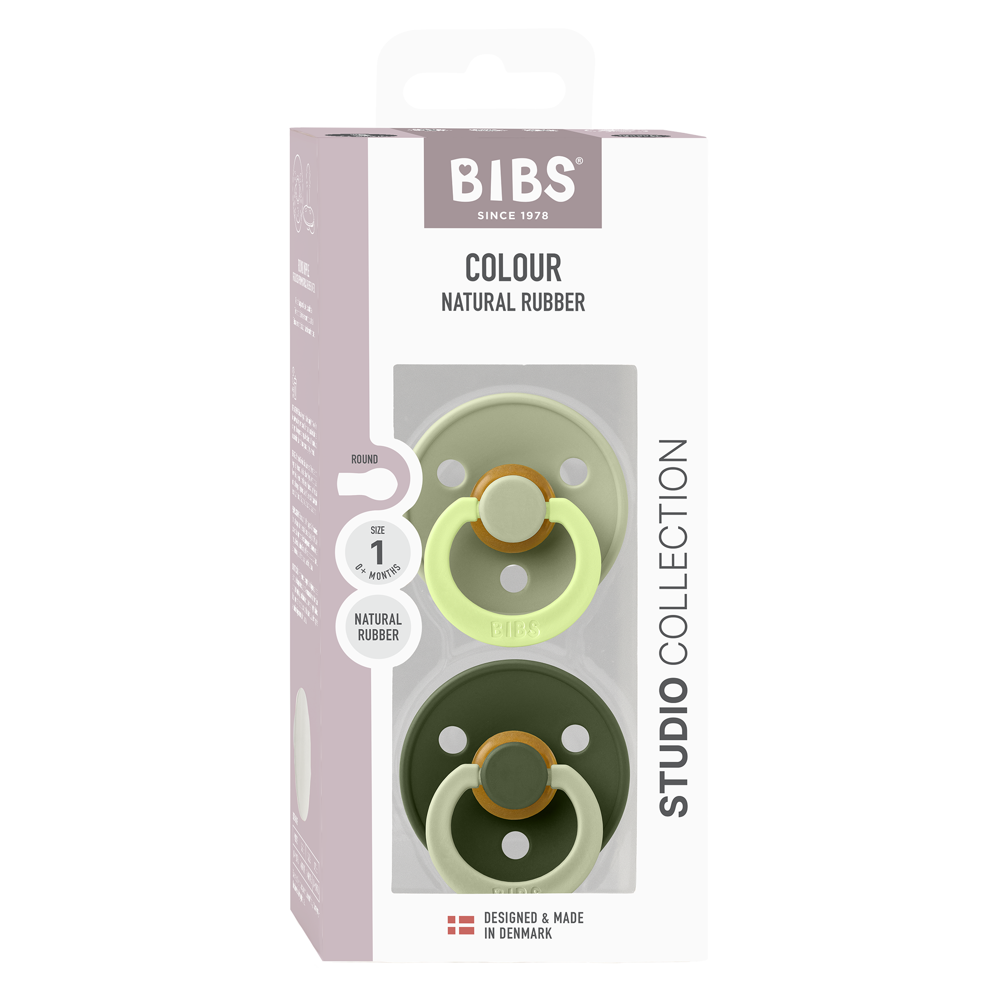 BIBS Studio Fusion 2 Pack - Sage Hunter Green Mix - Bubbadue