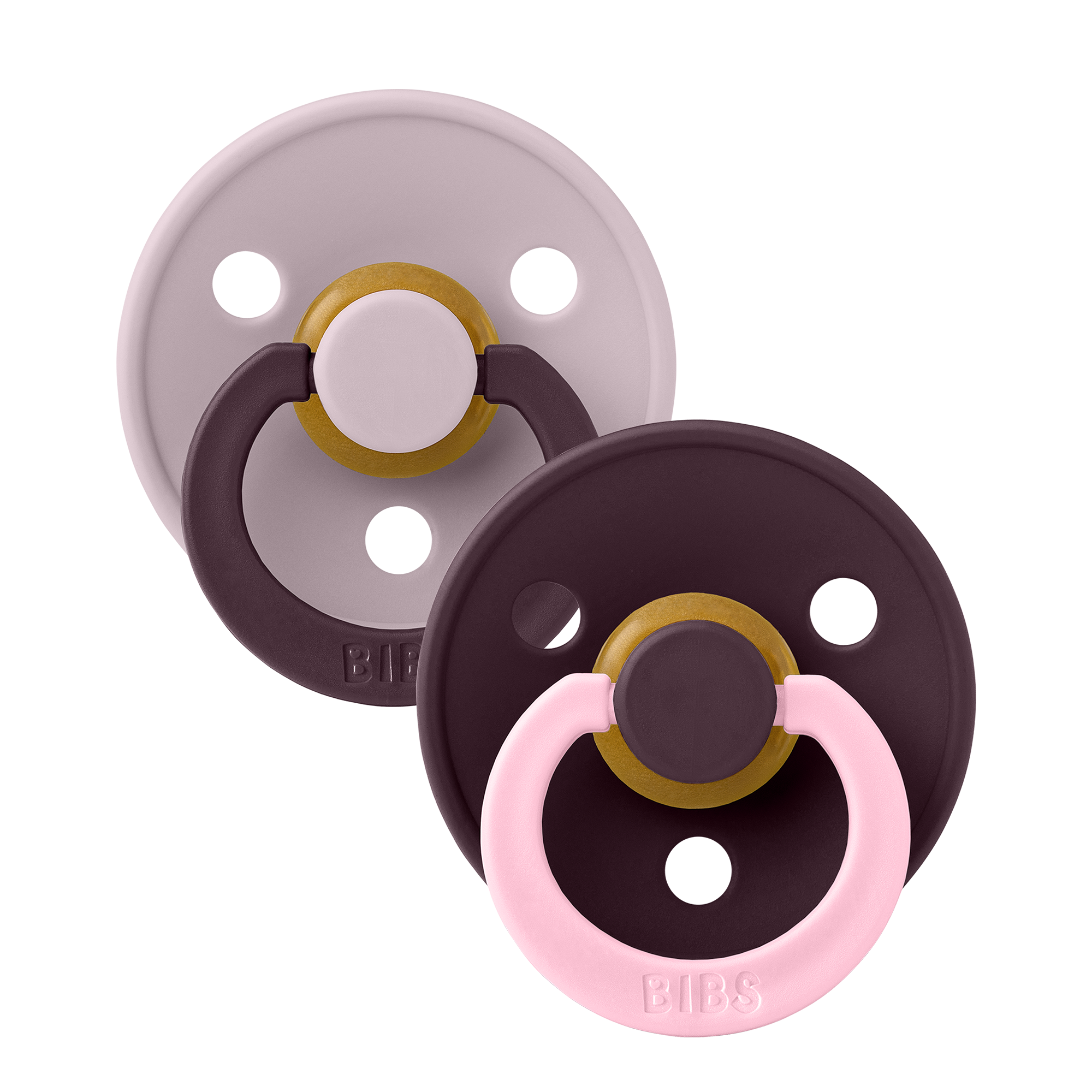 BIBS Studio Fusion 2 Pack - Dusky Lilac Plum Mix - Bubbadue