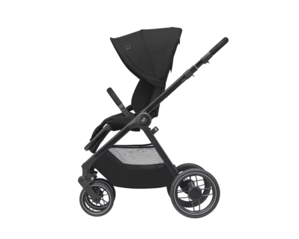 Oxford + Travel System: Oxford Stroller + Sense Carrycot + Pebble 360 Pro Car Seat + FamilyFix 360 Pro Slide Base - Black - Bubbadue