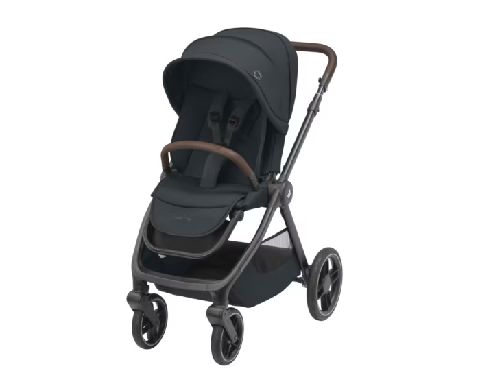 Oxford + Travel System: Oxford Stroller + Sense Carrycot + Pebble 360 Pro Car Seat + FamilyFix 360 Pro Slide Base - Twillic Graphite - Bubbadue