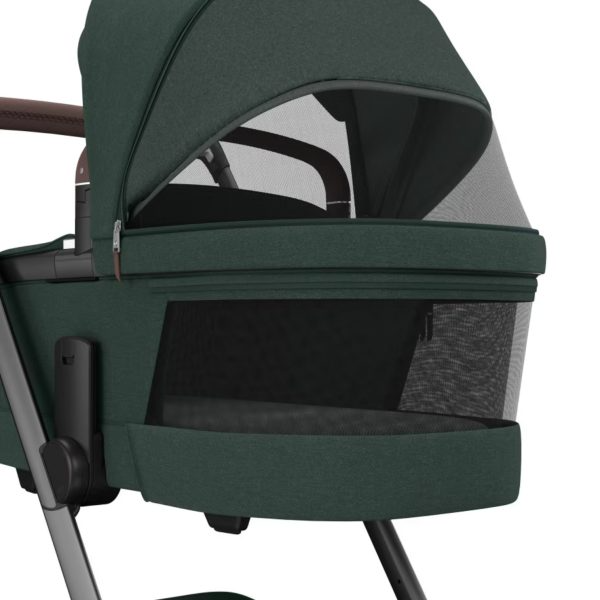 Fame Travel System: Fame Stroller + Pebble 360 Pro Car Seat + Fame Carrycot - Twillic Green - Bubbadue