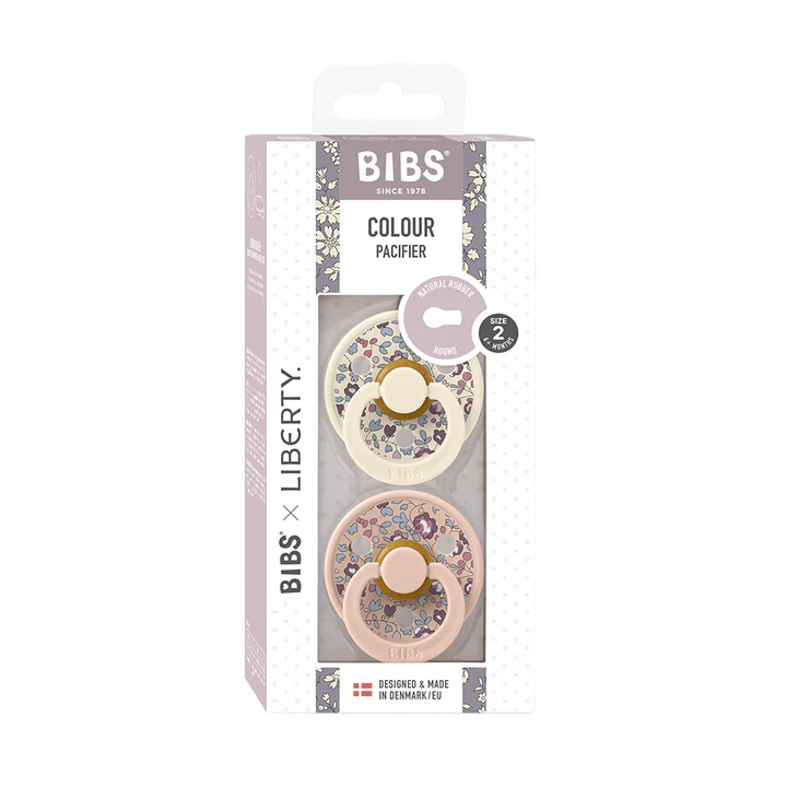 BIBS x LIBERTY Colour 2 Pack Eloise - Blush Mix