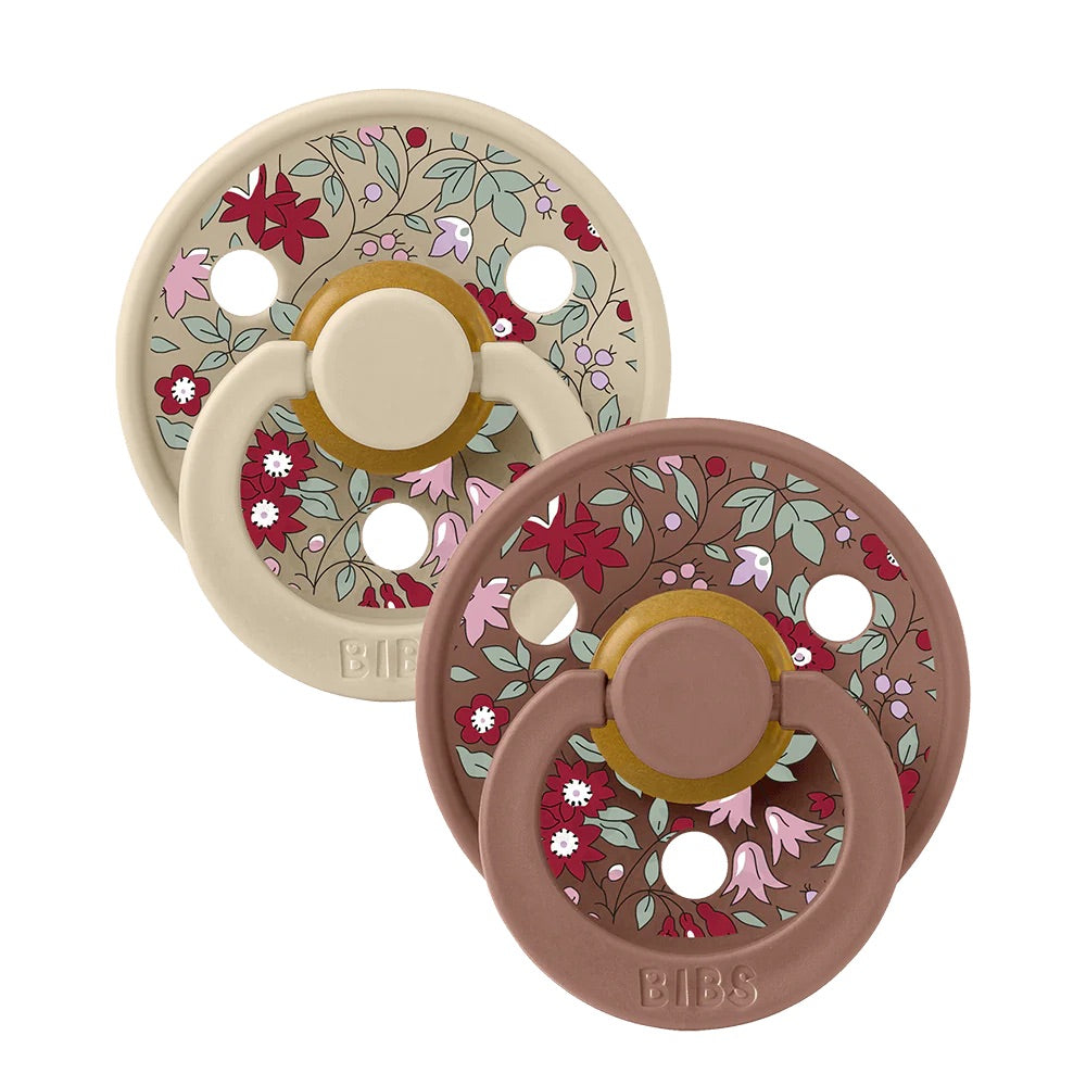 BIBS x LIBERTY Colour 2 Pack Chamomile Lawn - Woodchuck Mix