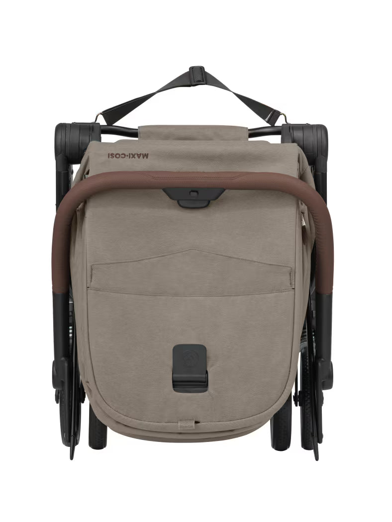 Leona² Travel System: Leona² Stroller + Sense Carrycot + Pebble 360 Pro Car Seat + FamilyFix 360 Pro Slide Base - Twillic Truffle - Bubbadue