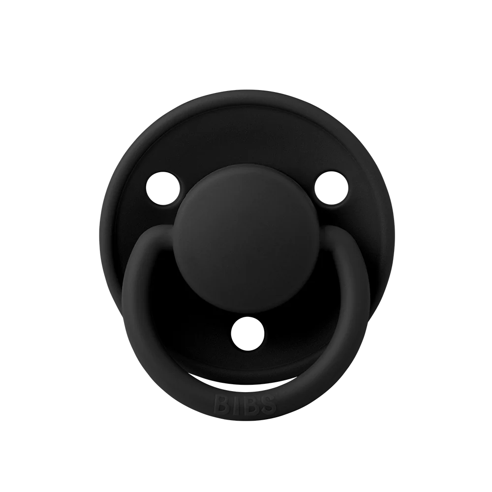 BIBS De Lux Pacifiers / Dummies - Black