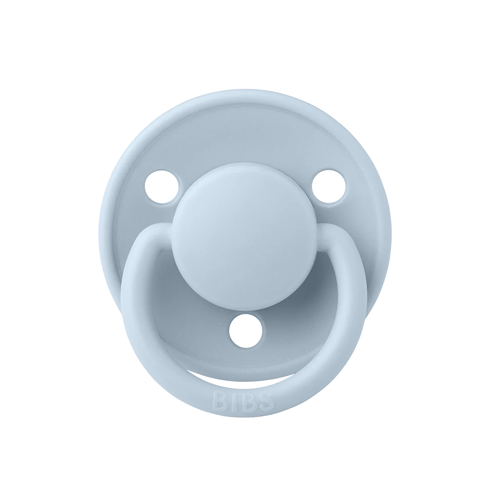 BIBS De Lux Pacifiers / Dummies - Baby Blue