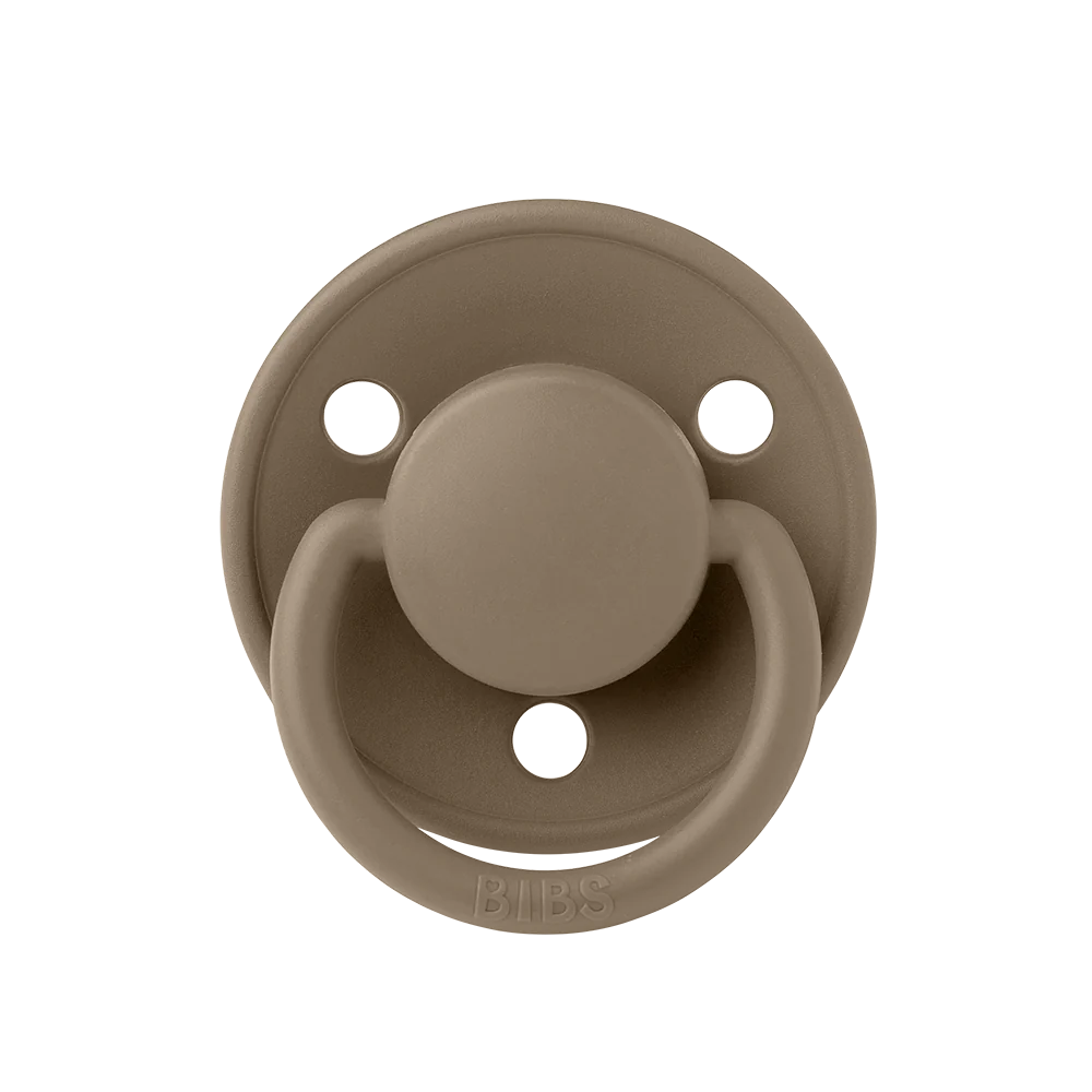 BIBS De Lux Pacifiers / Dummies - Dark Oak