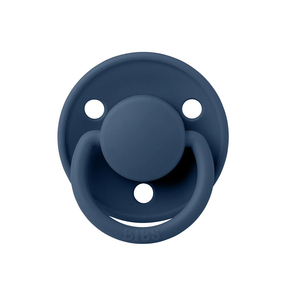 BIBS De Lux Pacifiers / Dummies - Steel Blue