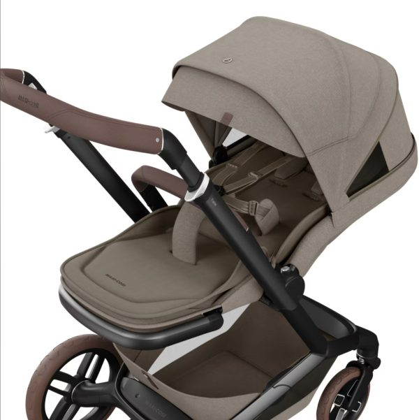 Fame Travel System: Fame Stroller + Pebble 360 Pro Car Seat + Fame Carrycot - Twillic Truffle