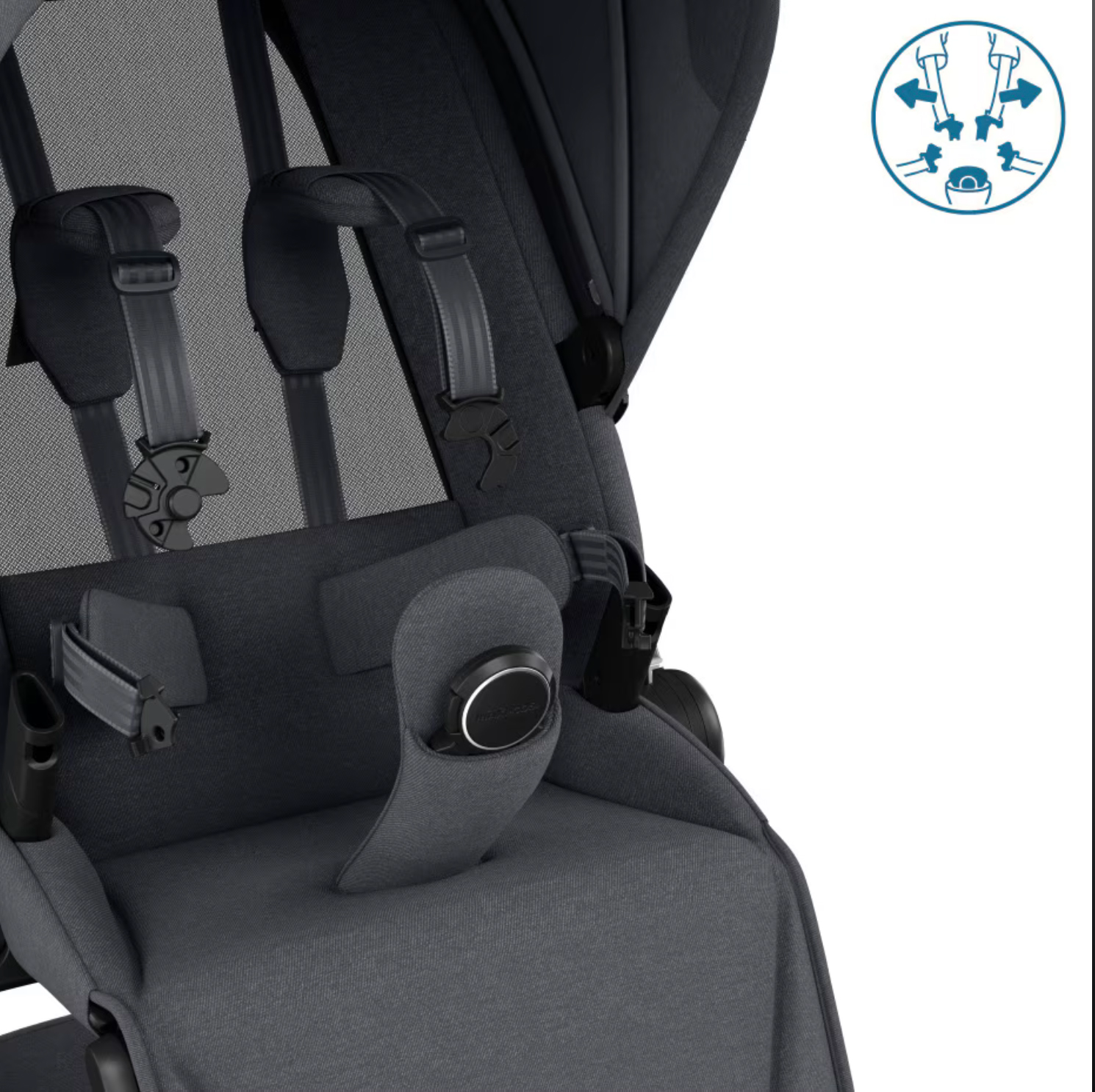 Fame Travel System: Fame Stroller + Pebble 360 Pro Car Seat + Fame Carrycot - Twillic Graphite