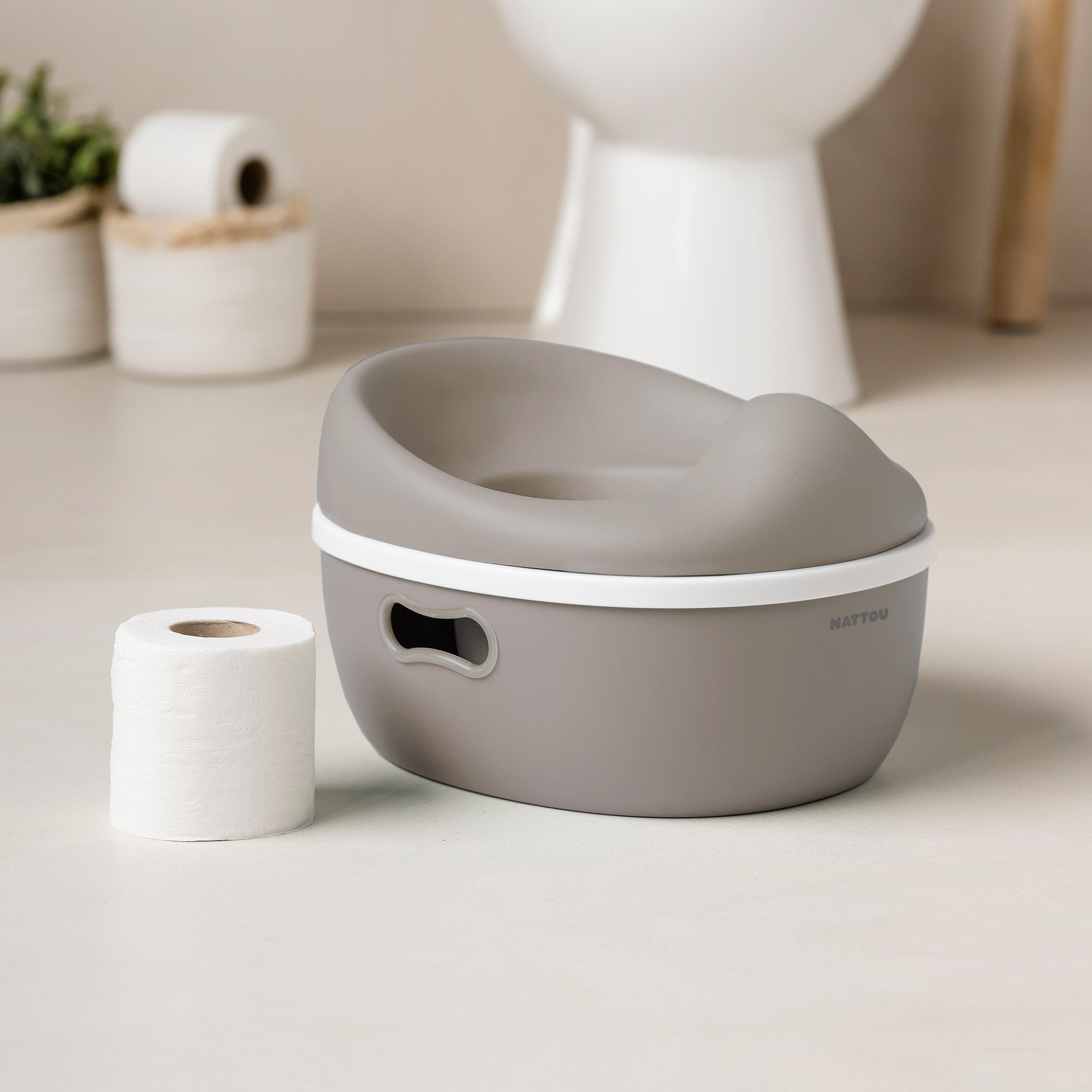 Nattou 3-in-1 Potty - Taupe