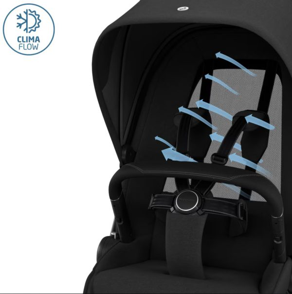 Fame Travel System: Fame Stroller + Pebble 360 Pro Car Seat + Fame Carrycot - Black - Bubbadue
