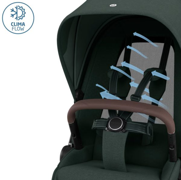Fame Travel System: Fame Stroller + Pebble 360 Pro Car Seat + Fame Carrycot - Twillic Green - Bubbadue
