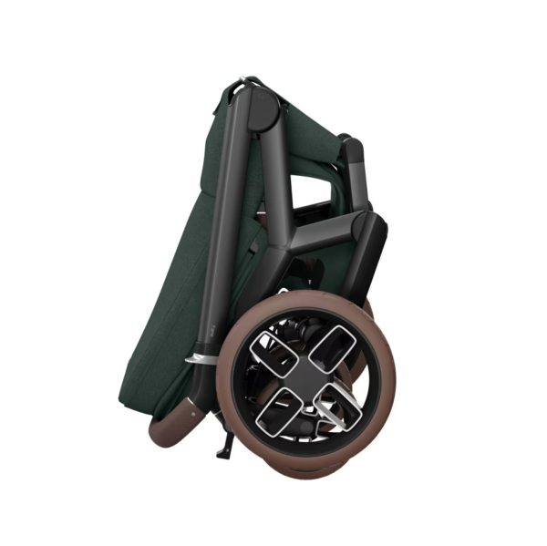 Fame Travel System: Fame Stroller + Pebble 360 Pro Car Seat + Fame Carrycot - Twillic Green - Bubbadue