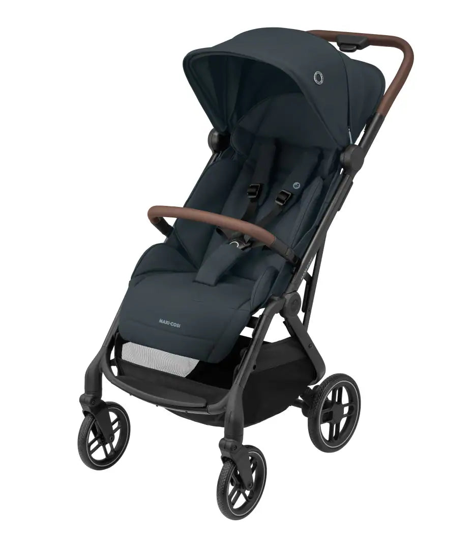 Soho Travel System: Soho Stroller + Sense Carrycot + Pebble 360 Pro Car Seat + FamilyFix 360 Pro Slide Base - Graphite / Black - Bubbadue