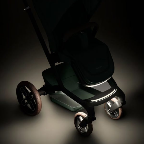 Fame Travel System: Fame Stroller + Pebble 360 Pro Car Seat + Fame Carrycot - Twillic Green - Bubbadue