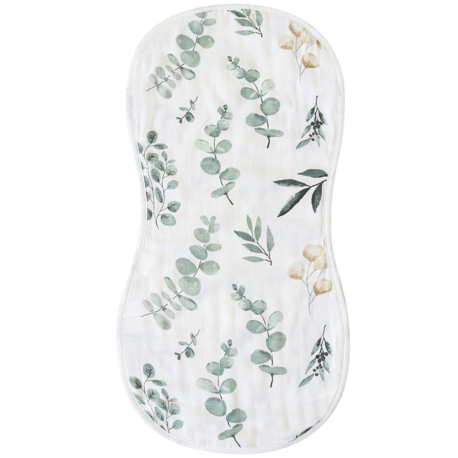 Muslin + Burp Cloth Gift Set - Eucalyptus Dream