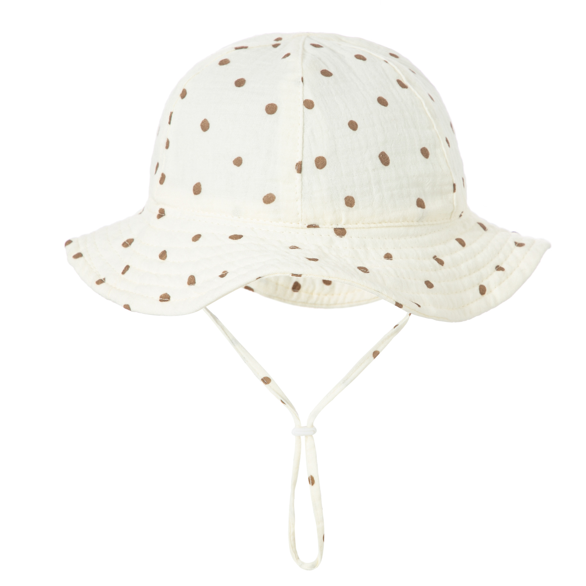 Sun Hat - Cocoa Dot