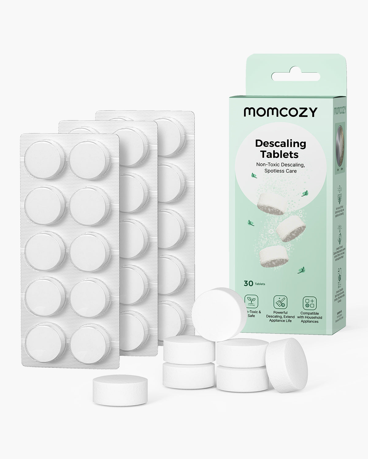 Momcozy descaling tablets 30 count