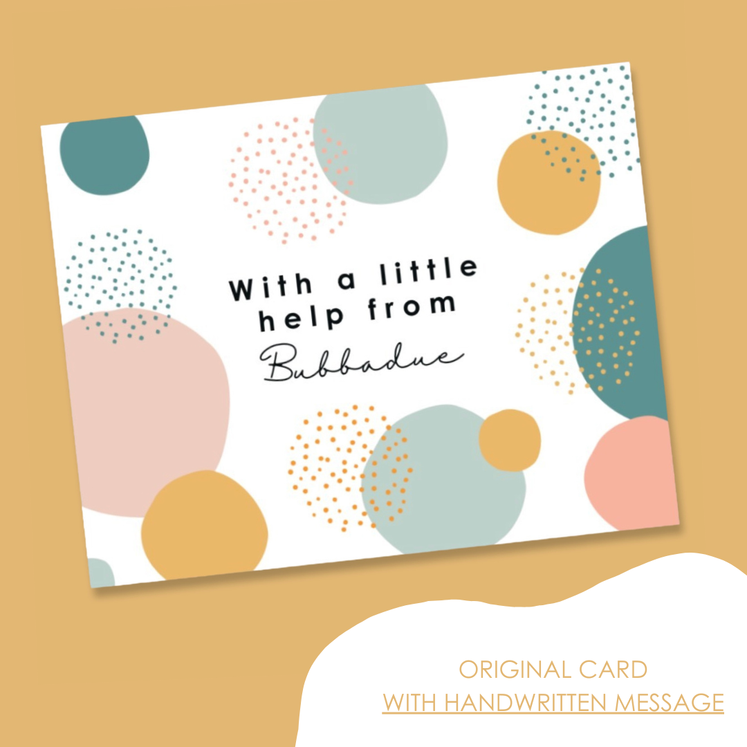 Greeting Card - With Handwritten Message - Bubbadue